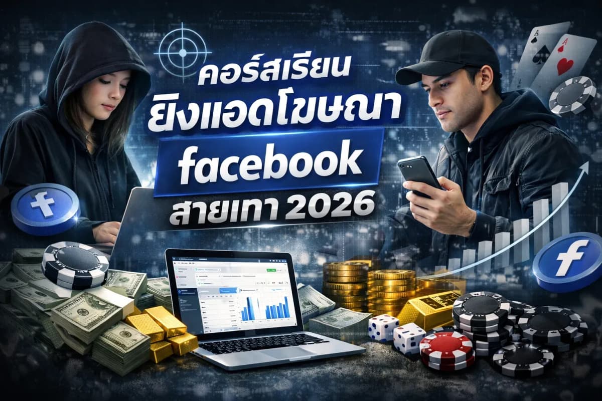 คอร์สยิงแอดสายเทา Facebook 2026 – เจาะลึก 10 ทริค สู่ความสำเร็จ โดย MyAds Agency
